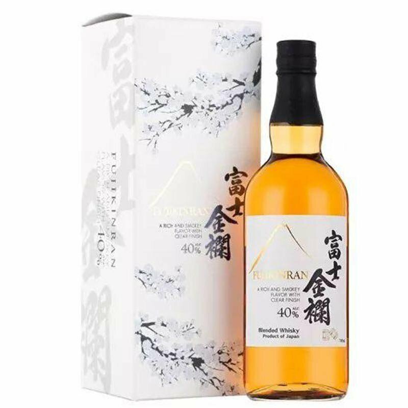 日本水楢桶富士金斕威士忌 - 700ml - Drunken whisky wine & spirits shop