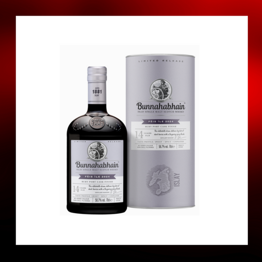 Bunnahabhain 布納哈本14年紅寶石波特桶(2024艾雷島嘉年華限定版)