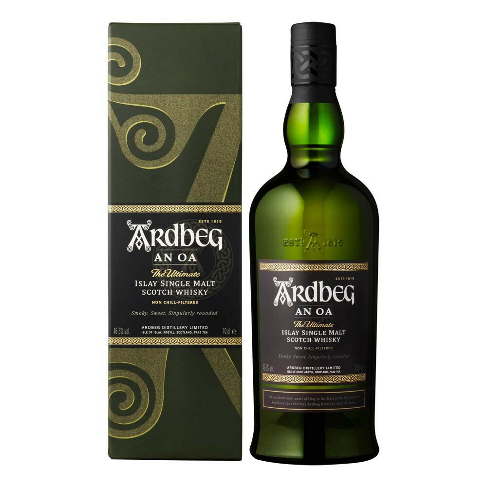 雅柏Ardbeg An Oa Single Malt Islay Whisky - 700ml - Drunken whisky wine & spirits shop