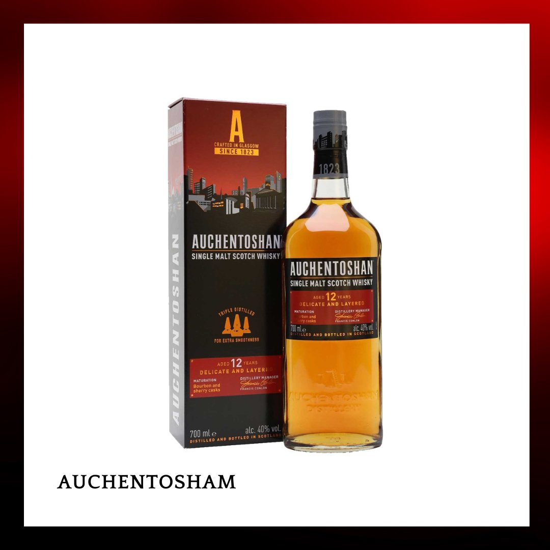 Auchentoshan 歐肯特軒 12 Years Old Single Malt Soctch Whisky - Drunken whisky wine & spirits shop