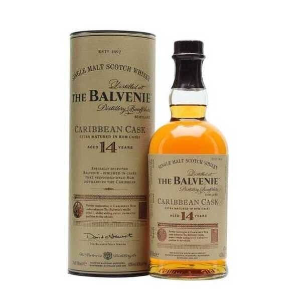 百富Balvenie 14年加勒比海蘭姆桶單一純麥威士忌 - 700ml - Drunken whisky wine & spirits shop