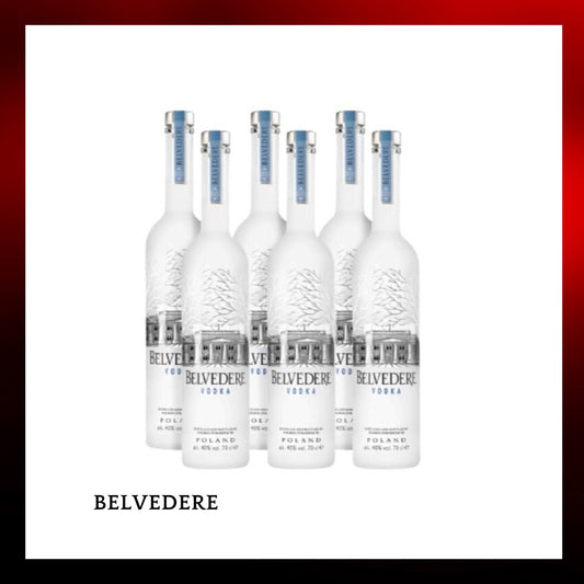 Belvedere Pure Vodka 6 bottle - 700ml - Drunken whisky wine & spirits shop