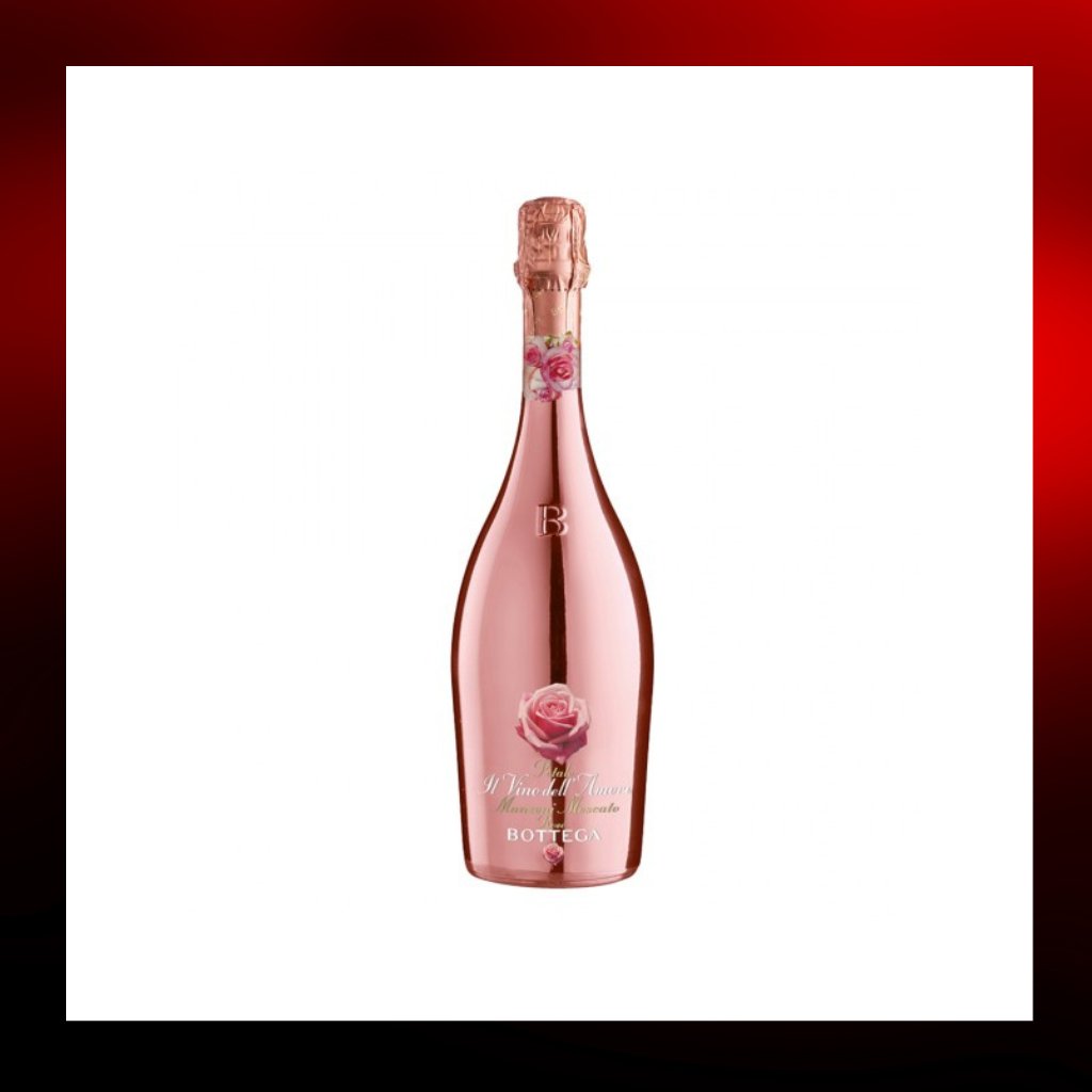 Bottega Manzoni Moscato Rose - 750ml - Drunken whisky wine & spirits shop