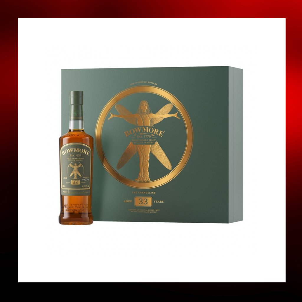 波摩BOWMORE FRANK QUITELY 33年單一麥芽威士忌 700ml （現金價） - Drunken whisky wine & spirits shop