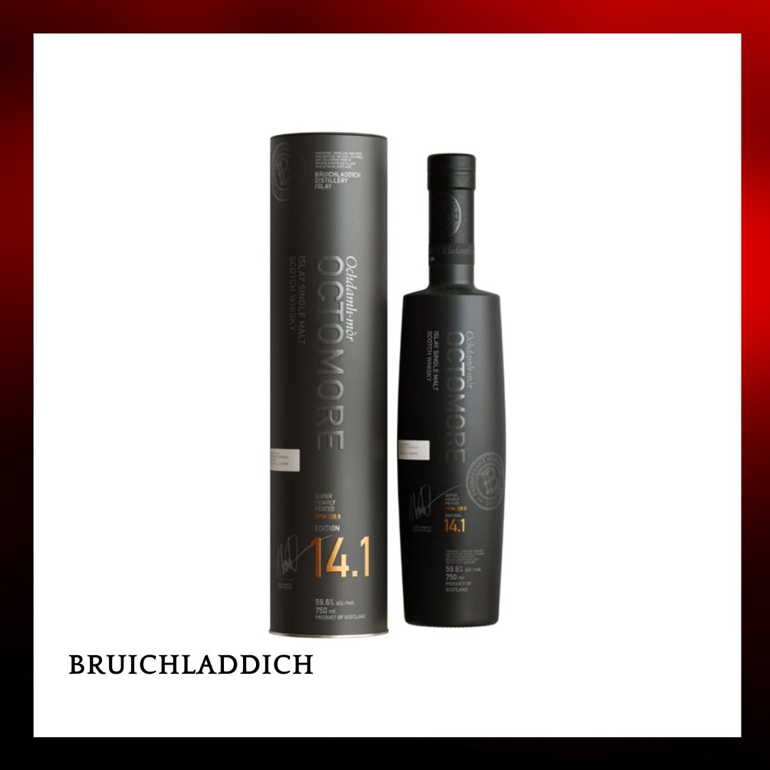 Bruichladdich Octomore 14.1 Islay Single Malt Whisky - 700ml - Drunken whisky wine & spirits shop