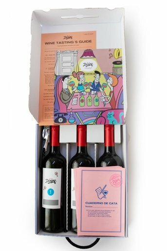 DISIPY - 葡萄酒盲品套裝 Wine Tasting Game Kit (品酒師推介) 3bottle set - Drunken whisky wine & spirits shop