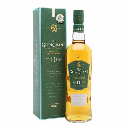 Glen Grant 格蘭冠10 Year Old Single Malt Whisky - 700ml - Drunken whisky wine & spirits shop