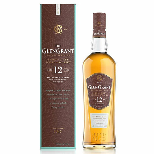 格蘭冠 Glen Grant 12 Year Old Single Malt Whisky - 700ml - Drunken whisky wine & spirits shop