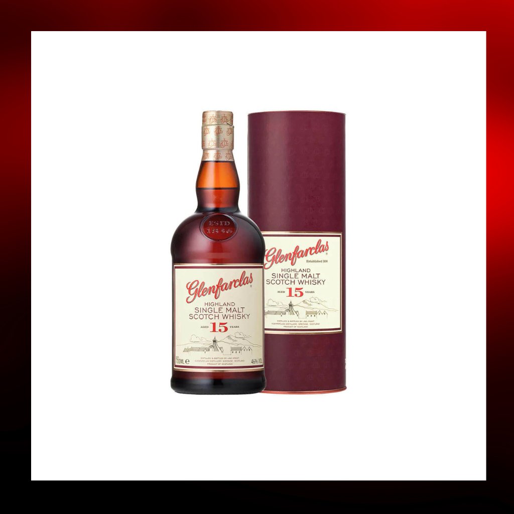 Glenfarclas格蘭花格 15 Years Old Single Malt Whisky - 700ml - Drunken whisky wine & spirits shop