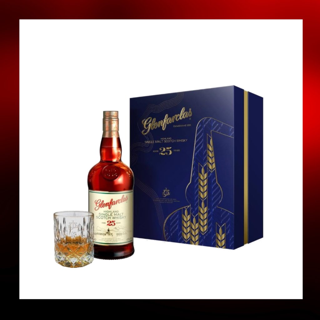 Glenfarclas 25 Year Old Single Malt Scotch Whisky 禮盒裝 - Drunken whisky wine & spirits shop