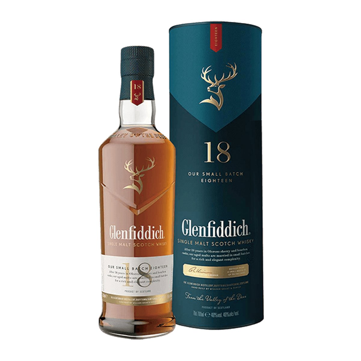 格蘭菲迪 Glenfiddich Single Malt Whisky 18Y - 700ml - Drunken whisky wine & spirits shop