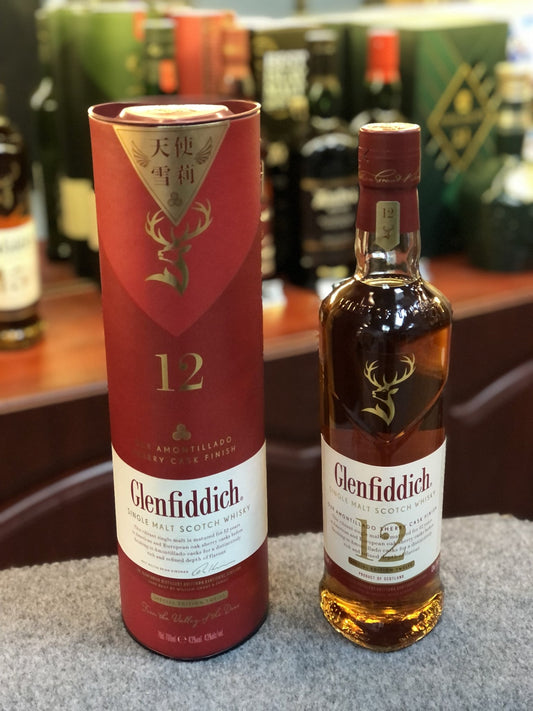 格蘭菲迪Glenfiddich12年天使雪莉單一純麥威士忌700ml - Drunken whisky wine & spirits shop