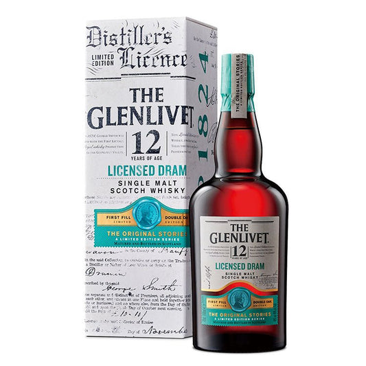 格蘭利威Glenlivet 12 Year Old Licensed Dram Single Malt Whisky 限量黑市聖水二代 (700ml) - Drunken whisky wine & spirits shop