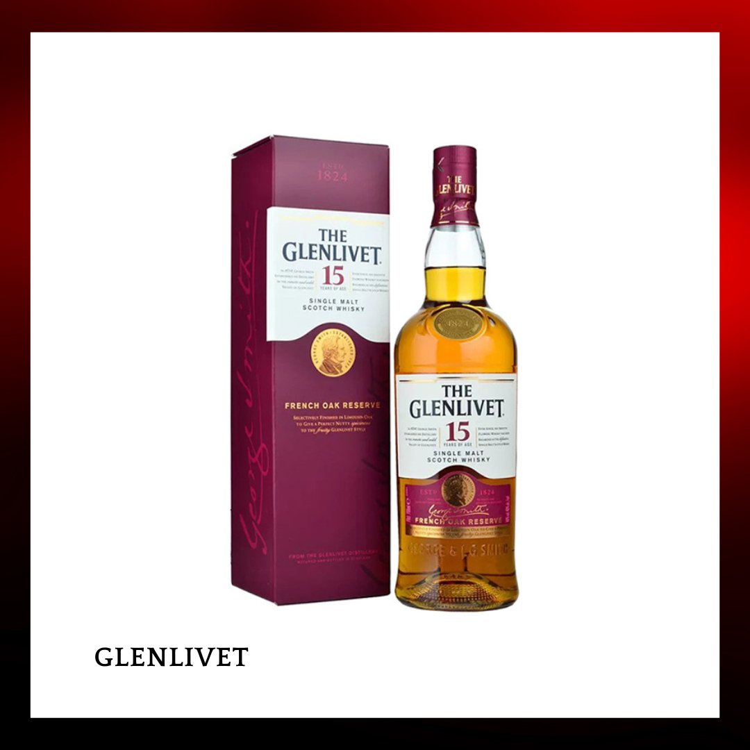 格蘭利威Glenlivet 單一純麥威士忌 15年 700ml - Drunken whisky wine & spirits shop