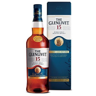 格蘭利威Glenlivet 15年雪莉桶單一純麥威士忌 700ml - Drunken whisky wine & spirits shop