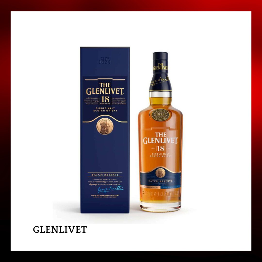 格蘭利威Glenlivet 18年單一純麥威士忌 700ml - Drunken whisky wine & spirits shop