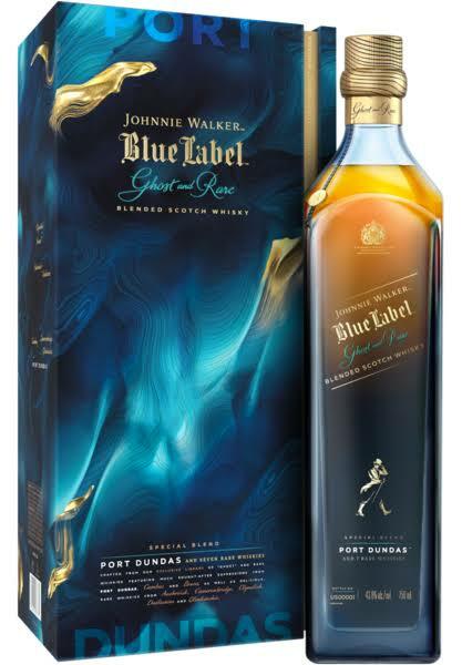 JOHNNIE WALKER BLUE LABEL GHOST AND RARE PORT DUNDAS 2022 700mL - Drunken whisky wine & spirits shop