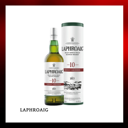 Laphroaig 拉佛格10年過雪莉桶單一純麥威士忌 - 700ml - Drunken whisky wine & spirits shop