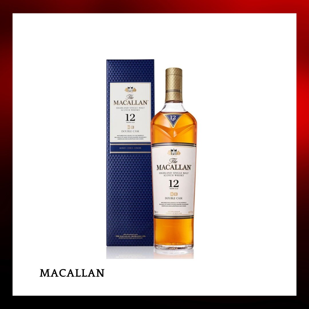 麥卡倫Macallan 12 year Double Cask 700ml - Drunken whisky wine & spirits shop