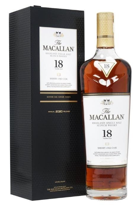 麥卡倫Macallan 18 year sherry oak 2020 - Drunken whisky wine & spirits shop