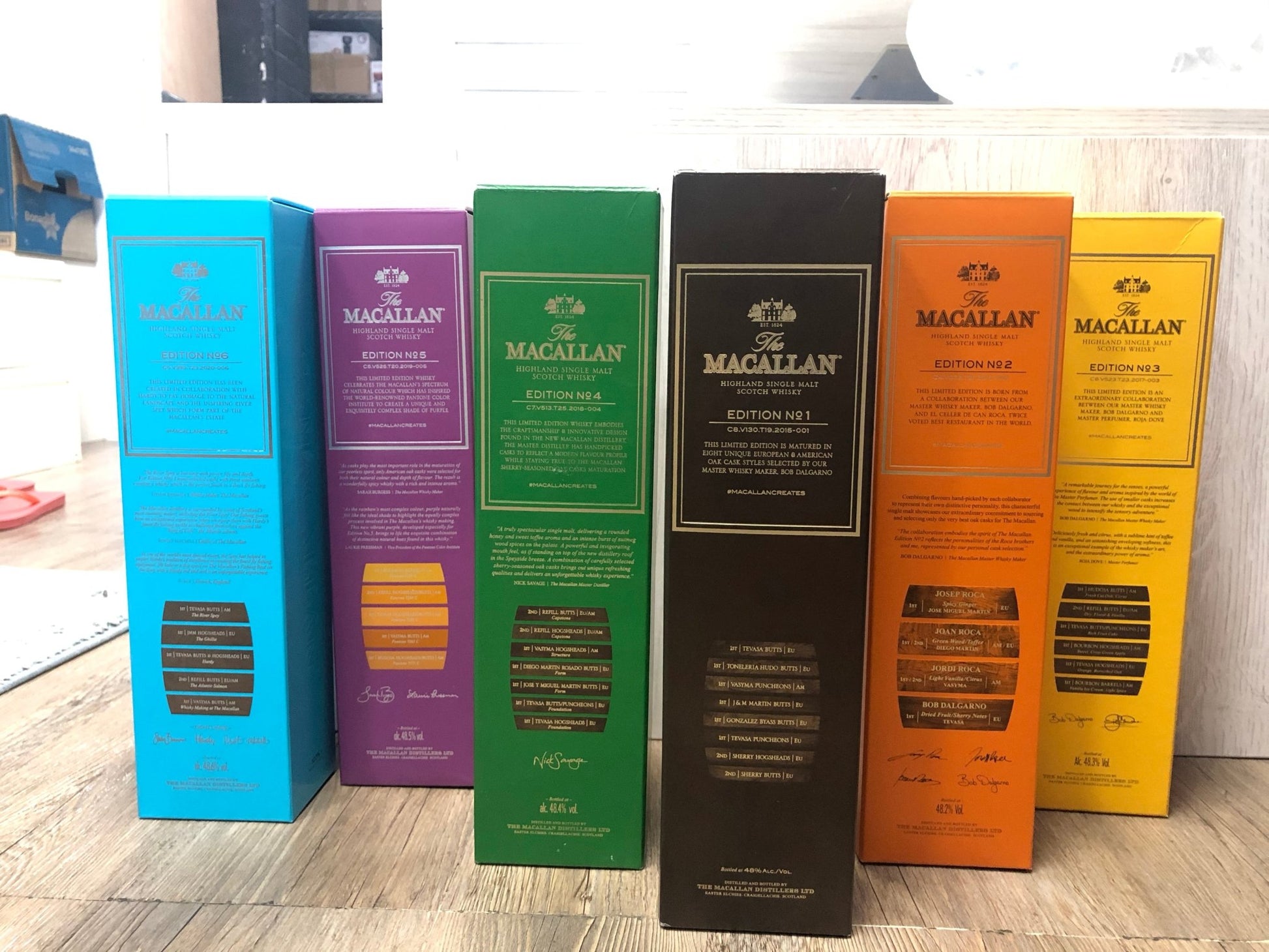 麥卡倫Macallan Edition no.1 - 6 ( HK version ) Cash only - Drunken whisky wine & spirits shop