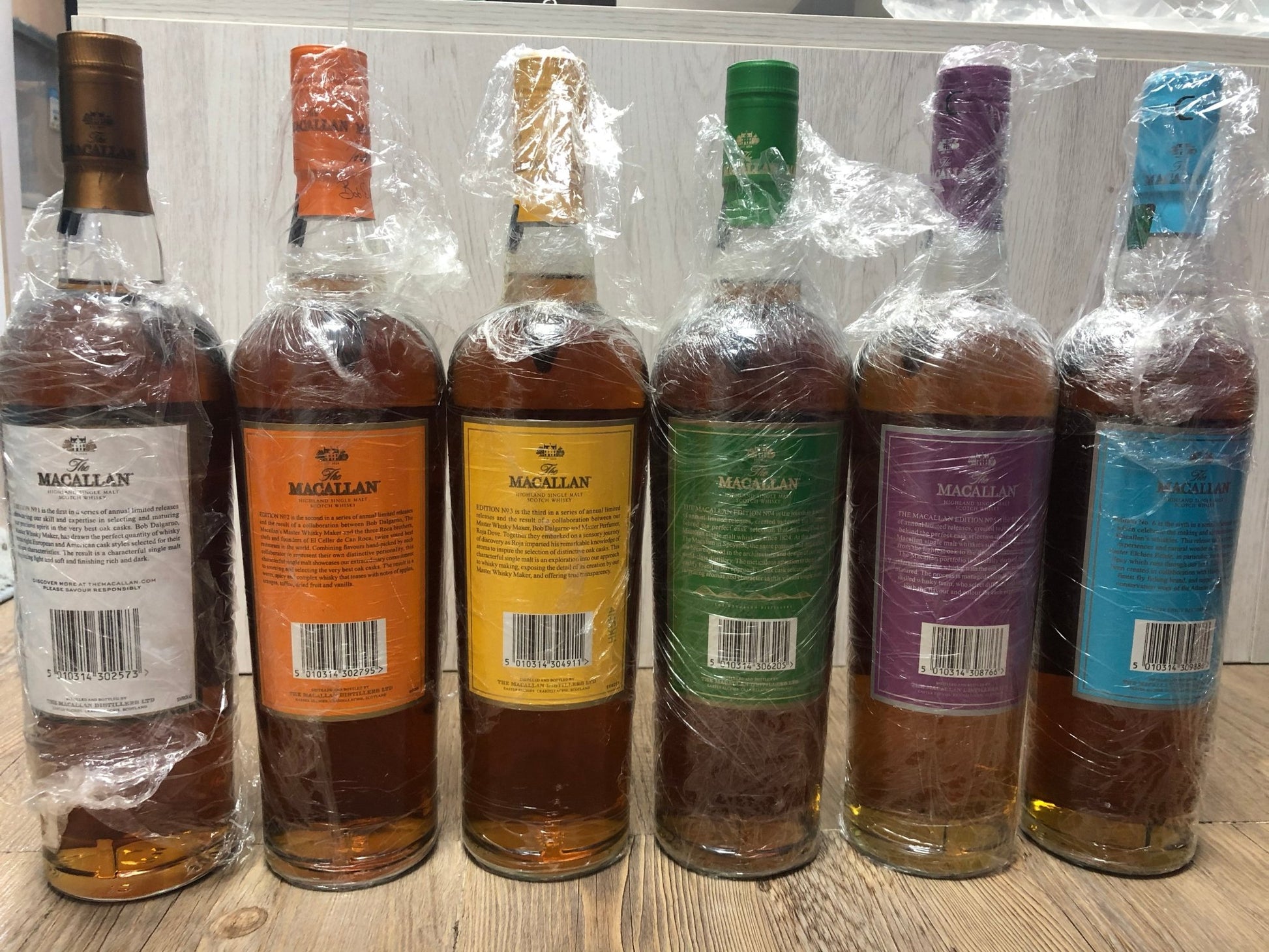 麥卡倫Macallan Edition no.1 - 6 ( HK version ) Cash only - Drunken whisky wine & spirits shop