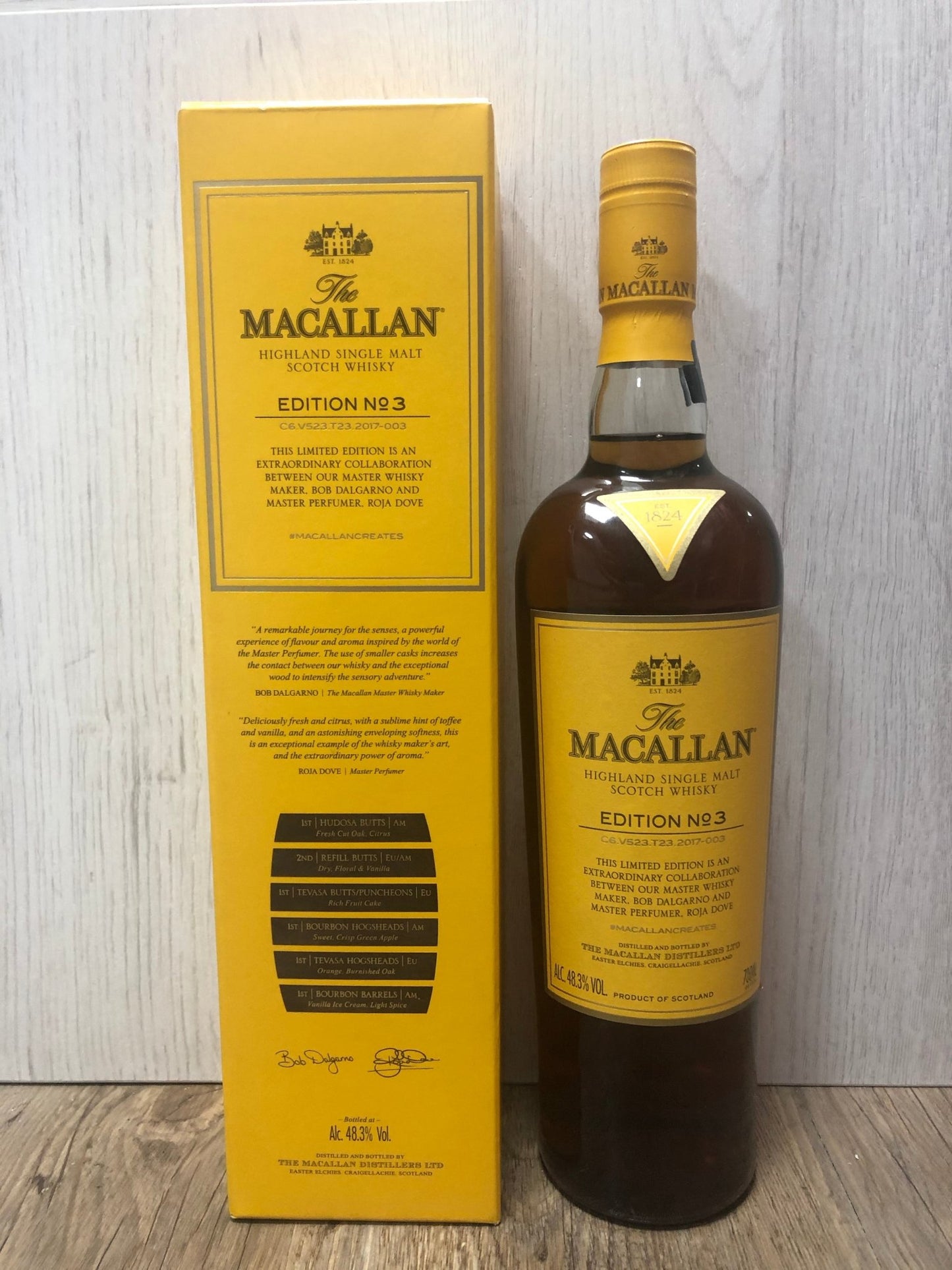 麥卡倫 Macallan edition no.3 700ml - Drunken whisky wine & spirits shop