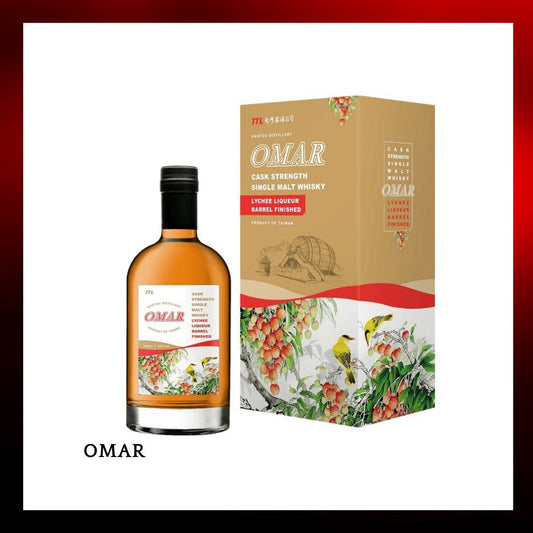 OMAR南投酒廠荔枝桶單一純麥威士忌 - 700ml - Drunken whisky wine & spirits shop