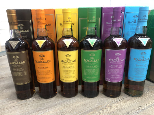 Macallan Macallan Edition no.1-6 (Miscellaneous Edition) Cash only