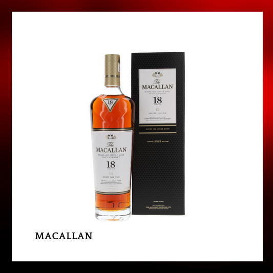 Macallan 18 year old sherry oak 2022 -700ml