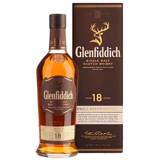 格蘭菲迪Glenfiddich 18年單一純麥威士忌 - 700ml