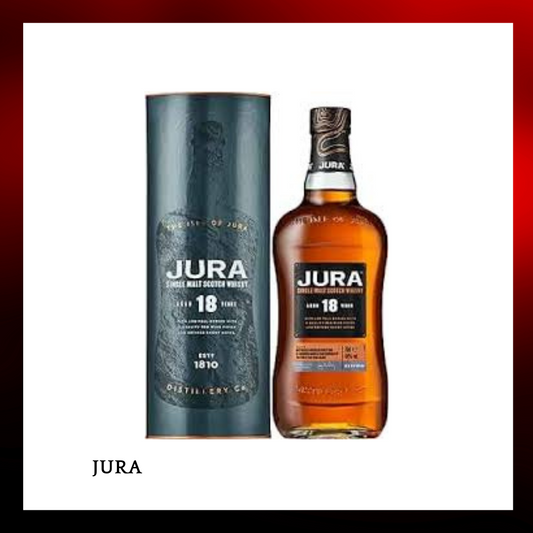 Jura 18 year old single malt whiskey-700ml