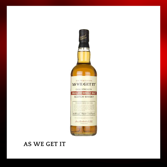 Ian Macleod's AS WE GET IT Highland Sherry Cask Strength