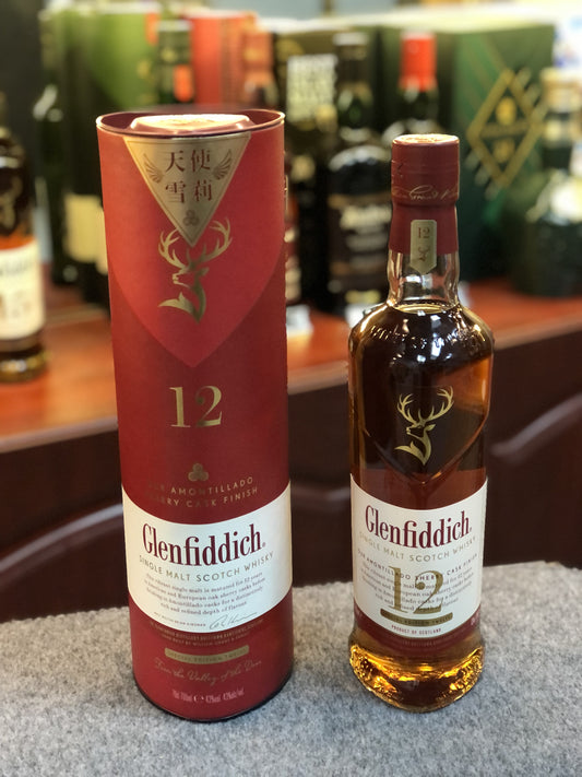 格蘭菲迪Glenfiddich12年天使雪莉單一純麥威士忌700ml