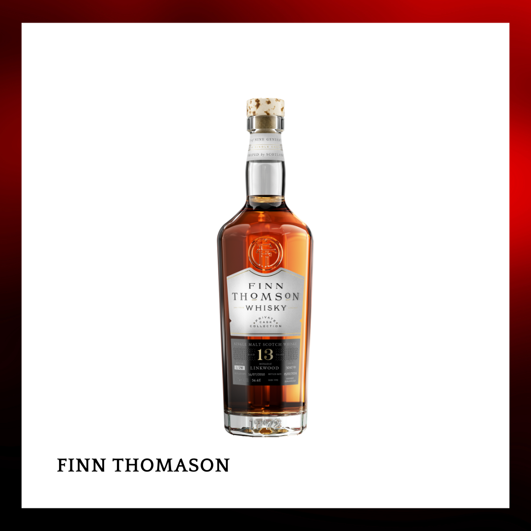 FINN THOMSON linkwood 13 year old cask#309278 Sherry HOGSHEAD 56.6% vol -700ml