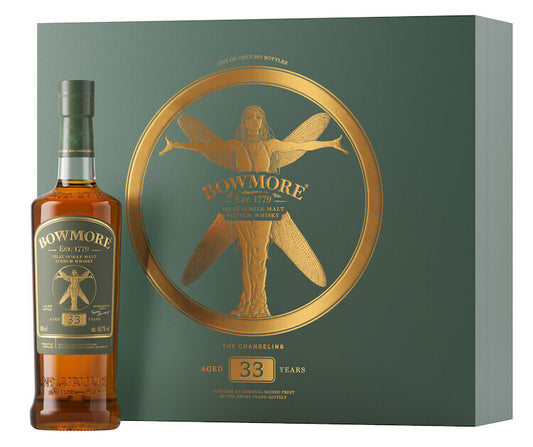 波摩BOWMORE FRANK QUITELY 33年單一麥芽威士忌 700ml （現金價）