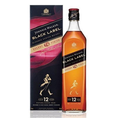 Johnnie Walker Black Label 12 Years Old Shirley Bomb-700ml