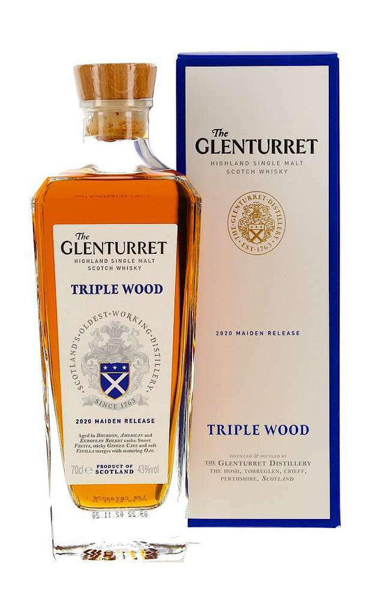 陀崙特 The Glenturret Triple Wood Single Malt Whisky -700ml