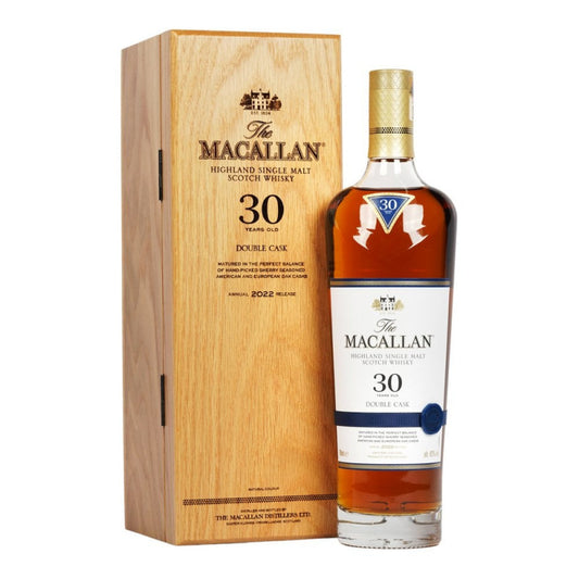 The Macallan Double Cask 30 Year Old Single Malt Scotch Whisky -700ml （現金價）