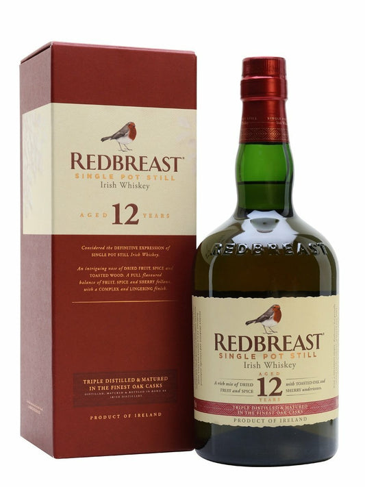 Redbreast 12 Years Old Single Pot Still Irish Whiskey - Drunken whisky wine & spirits shop