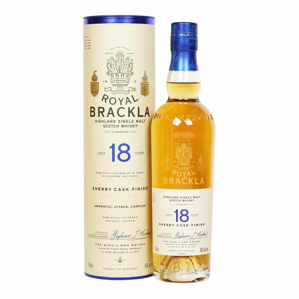 皇家布萊克 ROYAL BRACKLA Aged 18 Years - 700ml - Drunken whisky wine & spirits shop