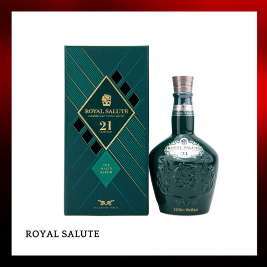 皇家禮炮Royal Salute 21年麥芽調和威士忌 - 700ml - Drunken whisky wine & spirits shop