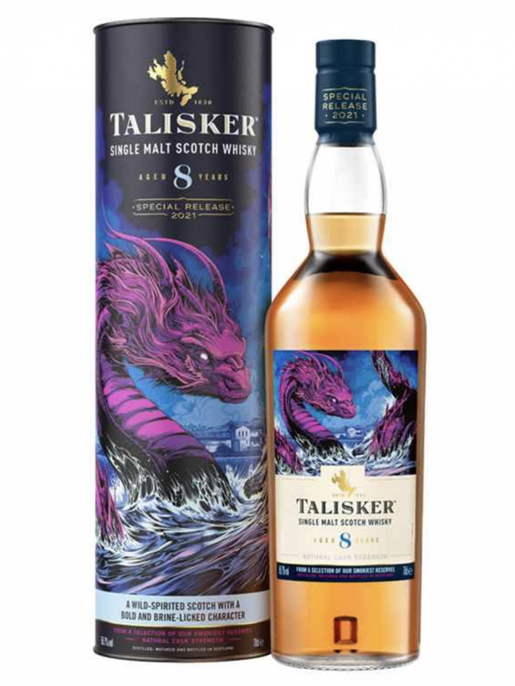 泰斯卡 Talisker 8 Year Old Cask Strength Single Malt Whisky (Diageo Special Releases 2021) - Drunken whisky wine & spirits shop