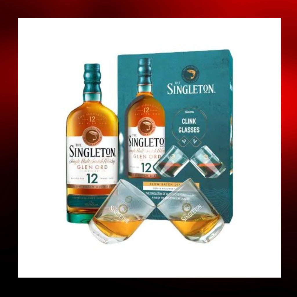 The Singleton 蘇格登12年單一麥芽威士忌 Clink Glasses 700ml - Drunken whisky wine & spirits shop