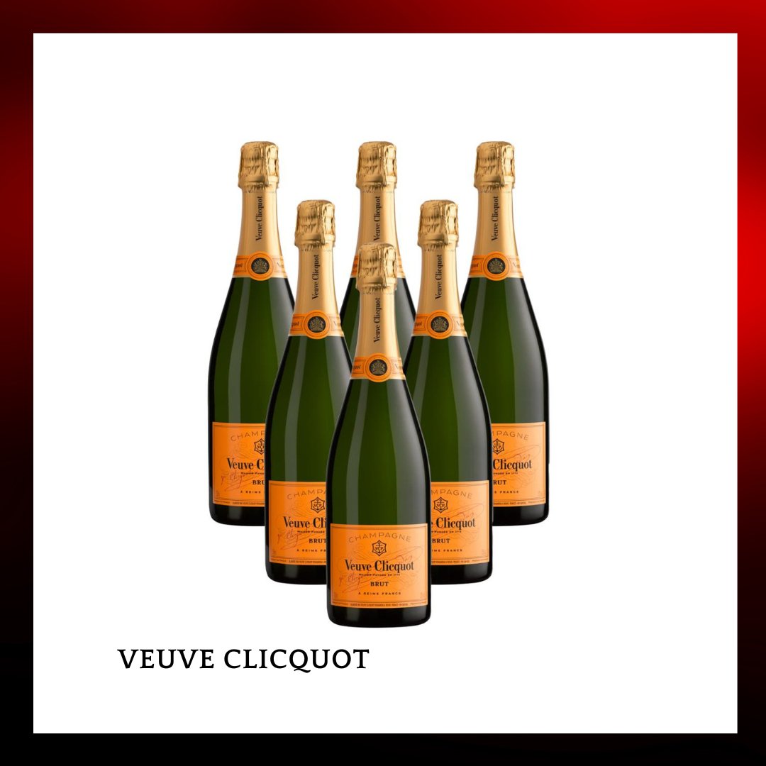 Veuve Clicquot Yellow Label NV Champagne(750ml x 6) - Drunken whisky wine & spirits shop