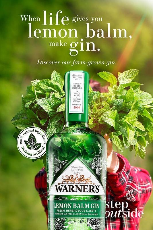 Warner's Lemon Balm Gin - Drunken whisky wine & spirits shop